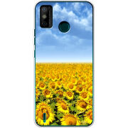 Чехол BoxFace Tecno Spark 6 Go Подсолнухи
