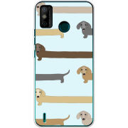 Чехол BoxFace Tecno Spark 6 Go Dachshund