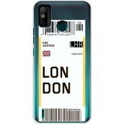 Прозрачный чехол BoxFace Tecno Spark 6 Go Ticket London