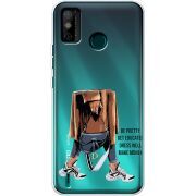 Прозрачный чехол BoxFace Tecno Spark 6 Go Motivation