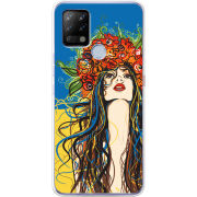 Чехол BoxFace Tecno POVA Ukraine Girl