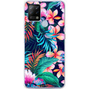 Чехол BoxFace Tecno POVA flowers in the tropics