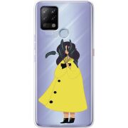 Прозрачный чехол BoxFace Tecno POVA Just a Girl