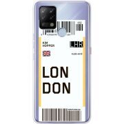 Прозрачный чехол BoxFace Tecno POVA Ticket London