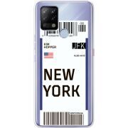 Прозрачный чехол BoxFace Tecno POVA Ticket New York