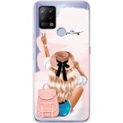Прозрачный чехол BoxFace Tecno POVA Travel Girl