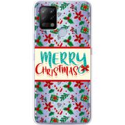 Прозрачный чехол BoxFace Tecno POVA Vintage Christmas Pattern
