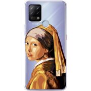 Прозрачный чехол BoxFace Tecno POVA Девушка с жемчужной серёжкой