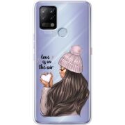 Прозрачный чехол BoxFace Tecno POVA love is in the air