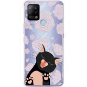 Прозрачный чехол BoxFace Tecno POVA Meow