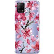 Прозрачный чехол BoxFace Tecno POVA Pink Magnolia