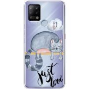 Прозрачный чехол BoxFace Tecno POVA Just Love