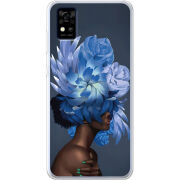 Чехол BoxFace ZTE Blade A31 Exquisite Blue Flowers