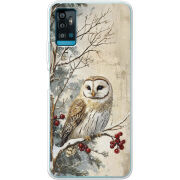 Чехол BoxFace ZTE Blade A71 Christmas Owl
