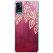 Чехол BoxFace ZTE Blade A71 Gold Leaves