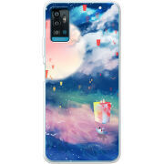 Чехол BoxFace ZTE Blade A71 Sky Lanterns