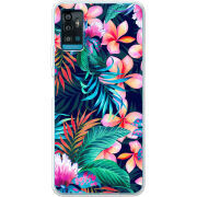 Чехол BoxFace ZTE Blade A71 flowers in the tropics