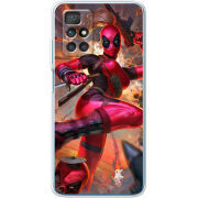 Чехол BoxFace Xiaomi Redmi 10 Woman Deadpool