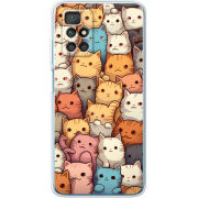 Чехол BoxFace Xiaomi Redmi 10 Котики муркотики