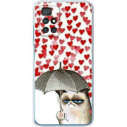 Чехол BoxFace Xiaomi Redmi 10 Raining Hearts