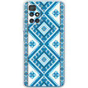 Чехол BoxFace Xiaomi Redmi 10 Блакитний Орнамент