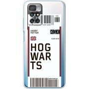Прозрачный чехол BoxFace Xiaomi Redmi 10 Ticket Hogwarts