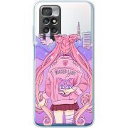 Прозрачный чехол BoxFace Xiaomi Redmi 10 Wiked Lady