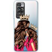 Прозрачный чехол BoxFace Xiaomi Redmi 10 Queen and Princess