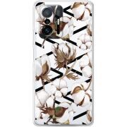 Прозрачный чехол BoxFace Xiaomi 11T / 11T Pro Cotton flowers