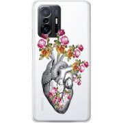 Чехол BoxFace со стразами Xiaomi 11T / 11T Pro Heart