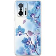 Чехол BoxFace со стразами Xiaomi 11T / 11T Pro Orchids