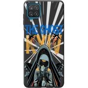 Черный чехол BoxFace Samsung Galaxy M22 (M225) Привид Києва в дії