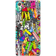 Чехол Uprint Sony Xperia X Performance Dual Multicolored Inscriptions