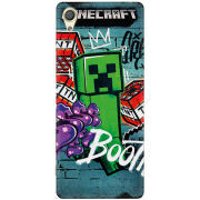 Чехол Uprint Sony Xperia X Performance Dual Minecraft Graffiti