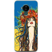Чехол BoxFace Nokia C30 Ukraine Girl