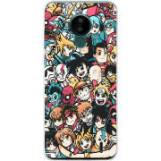 Чехол BoxFace Nokia C30 Anime Stickers