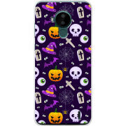 Чехол BoxFace Nokia C30 Halloween Purple Mood