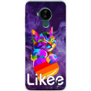 Чехол BoxFace Nokia C30 Likee Cat