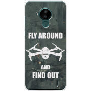 Чехол BoxFace Nokia C30 Дрон Fly Around