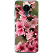 Чехол BoxFace Nokia C30 Вишневые Цветы