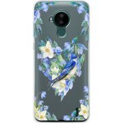 Прозрачный чехол BoxFace Nokia C30 Spring Bird
