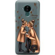 Прозрачный чехол BoxFace Nokia C30 Mommy Is My BFF