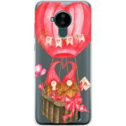 Прозрачный чехол BoxFace Nokia C30 Valentine Dwarfs