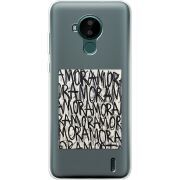 Прозрачный чехол BoxFace Nokia C30 Amor Amor