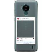 Прозрачный чехол BoxFace Nokia C30 Insta
