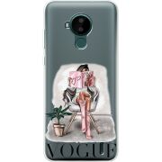 Прозрачный чехол BoxFace Nokia C30 VOGUE