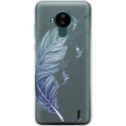 Прозрачный чехол BoxFace Nokia C30 Feather