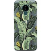 Прозрачный чехол BoxFace Nokia C30 Banana Leaves