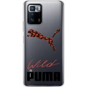 Прозрачный чехол BoxFace Xiaomi Poco X3 GT Wild Cat