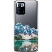 Прозрачный чехол BoxFace Xiaomi Poco X3 GT Blue Mountain